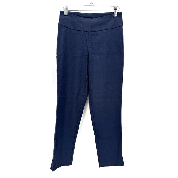 Ritva Falla Eeva Slit Pants FR 36 Blue Ankle US XS Quiet Luxury Caspule Prep NWT - Picture 12 of 12